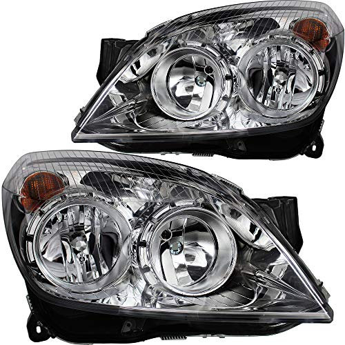 Scheinwerfer Set Astra H Bj. 07-10 Facelift chrom H7+H1