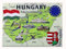 Kühlschrankmagnet, Ungarn, EU Serie, Souvenir, 6,3 x 8,9 cm