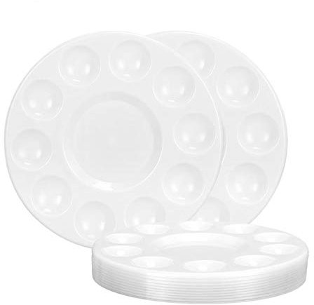 12 Stück Farbpaletten für Kinder und Erwachsene