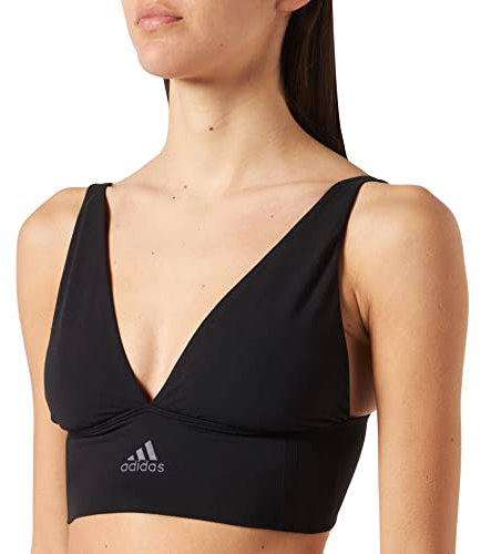 Adidas Soft BH Bustier Damen bequemer BH für jeden Tag (Gr. XS - XXL) - bequeme Unterwäsche, Schwarz, S