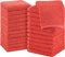 Utopia Towels Juego de 24 Toallas de algodón 100% Hilado en Anillo, paños de Franela, Altamente absorbentes y Suaves al Tacto (Coral)