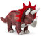 Zappi Co Weich gefülltes Kuscheltier für Kinder Triceratops Plüschtier (53cm Länge) Safari-Tiere Kollektion Plüschteddy Neugeborenes erstes Kind