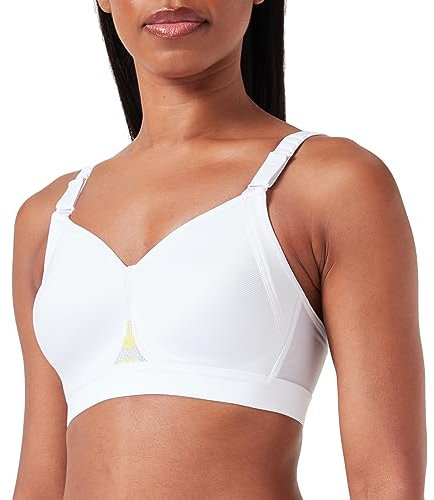 Triumph Women's Triaction Gravity Lite N Ex Sports Bra, White, 34B