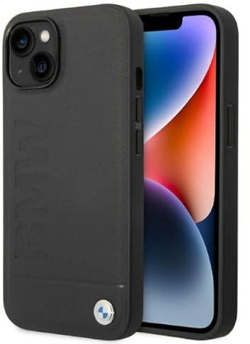 BMW Hülle für iPhone 14 6.1 schwarz Hardcase Signature Logo Aufdruck