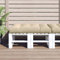 GuyAna Palettenkissen Beige 120x80x12 cm Stoff Paletten Kissen PalettenmöBel Bodenkissen Outdoor