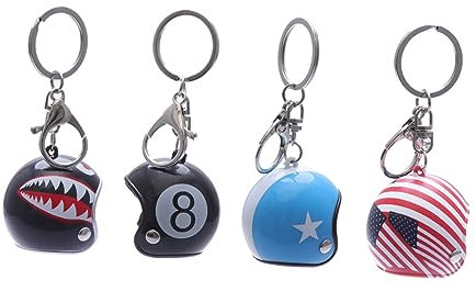 Holibanna casque vélo porte-clés suspendu pendentif