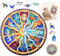 Engelhart - 602070 - Holzpuzzle Tiere: Mond A4 (21 x 29,7 cm) - Einzigartige 119-Teile-Holzform - Dekoratives Erwachsenenpuzzle aus Pappelholz - Ab 12 Jahren