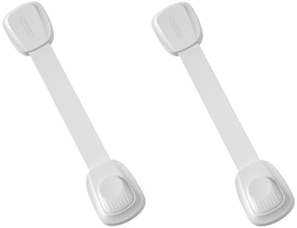 Twistshake Mehrzweck-Klebeschloss - 2er-Pack | Babysichere Schrankverschlüsse für Schubladen, Schränke | Kindersicherung für Schränke | Einfache Installation