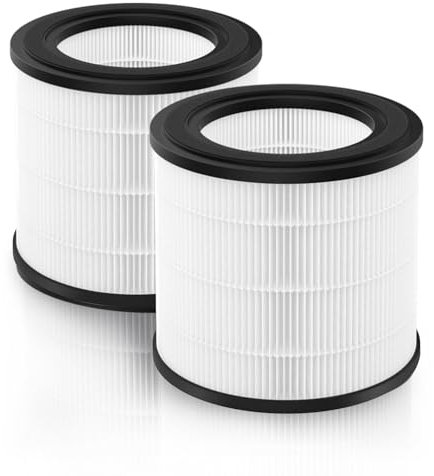 BAMBOOST FY0194 Replacement Filter Compatible with Philips Air Purifier (800 Series) AC0830/10 AC0820/30 AC0820/10 AC0819/10 Replacement HEPA Filter FY0293/30 FY0194/30 Series 800 Compact Air