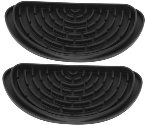 LIFKICH 2pcs Silicone Refrigerator Drip Tray Fridge Water Dispenser Drip Catcher Tray for Splash Guard Protection