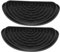 LIFKICH 2pcs Silicone Refrigerator Drip Catcher Tray for Water Dispenser Half Drip Mat and Easy to Clean Collector for Fridge and Appliances