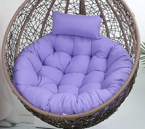 LXJBBD Egg Gartenstuhlkissen – waschbare Hängematten-Pads, Ersatz, für drinnen und draußen, Schaukelstuhlkissen