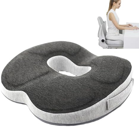Cojín de Asiento ortopédico,Almohada ergonómica de Espuma viscoelástica