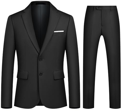 Autsel Anzug Herren 2 Teilig Slim Fit Business Herrenanzug Sakko Hose | Formal Dinner Suit, Hochzeit, 2-Teilig, Casual, Tuxedo, Dress Set, Outwear, Jacket, Clothing