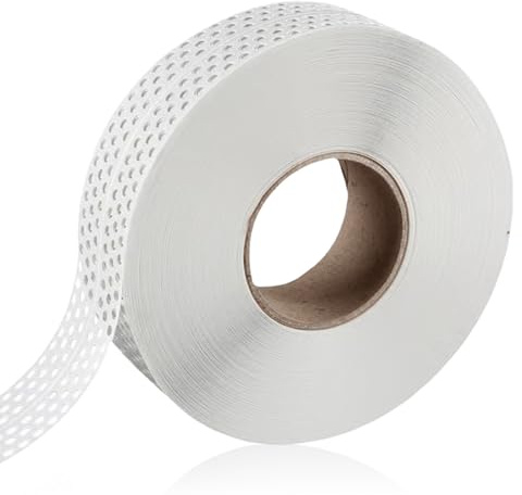 Bande adhésive auto-collante, 40m x 5cm de bande de recouvrement de couture, protection des bords pour cloison sèche, placoplâtre, bande d'étanchéité, bande adhésive auto-collante pour relier les