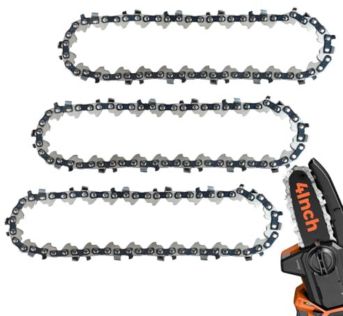 4 Inch Mini Saw Chain 1/4 Mini-pitch .043 Gauge 28 Drive Link for Stihl GTA 26 Pruner Chainsaw Replace 36700000028,71 PM3 28,3670 005 0028 (3 Packs) (40T-6)