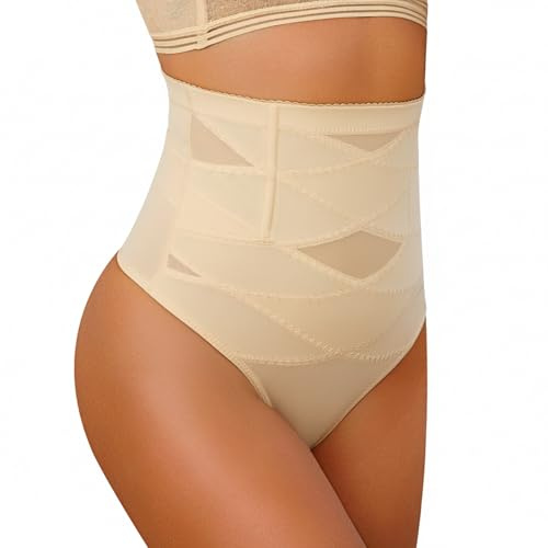 Aullwyr Culotte Gainante Femme Ventre Plat - Taille Haute Panty Gaine Amincissante Invisible Shapewear
