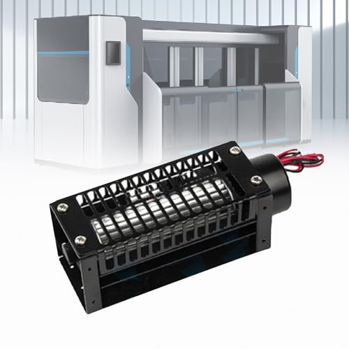 Ventilador portátil de flujo cruzado de tambor pequeño - Motor sin escobillas de bajo consumo de 12 V, refrigeración ultrasilenciosa con amplio flujo de aire for dispositivos electrónicos de dormitori