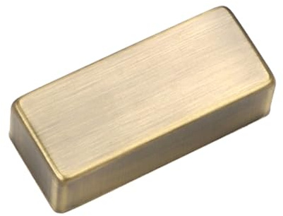 Golden Guitar Pickup Cover, No Hole Bass Humbucker Cover Replacement