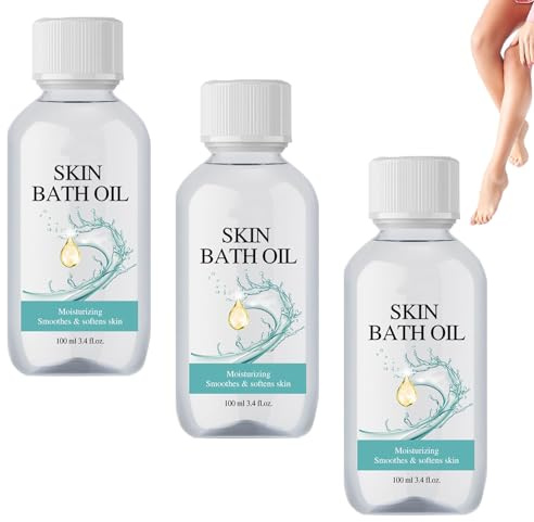 Skin Softer Bath Oil, Moisturizer & Nourishing, Tightening and Lifting Sagging Skin, Smooth & Softens Skin, for supple Smooth Skin, Brightening & even Skin Tone, Lightweight and Non-Greasy (3pcs)