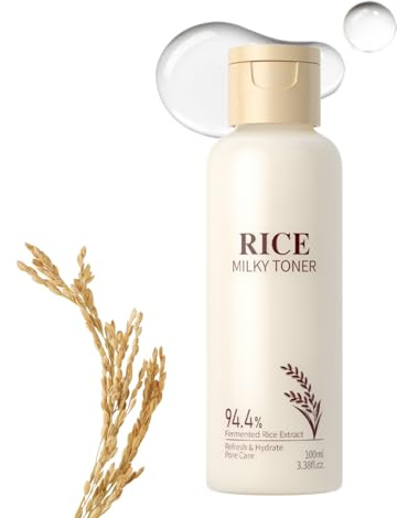 Rice Toner Gesicht - Hydrating Toner with rice extract for deep moisture, Stärkung der Hautbarriere, Nicht Klebrige Erfrischende Pflege für Alle Hauttypen (1)