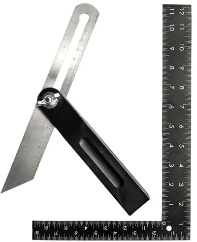 2 Stück Schreinerwinkel， 300 Mm Anschlagwinkel, 200 Mm Verstellbare Multifunktions Schmiege Für Holzarbeiter Und Handwerker Geeignet