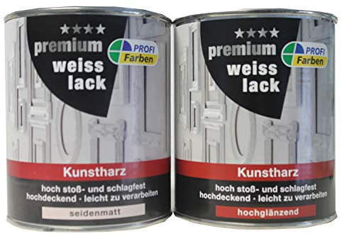 Rühl Premium Weißlack RAL 9010 Reinweiß Seidenmatt 0,75 L