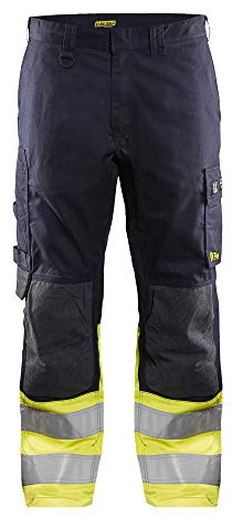 Blaklader 148815128933C60 Multinorm Arbeits Hose Inhärent, Marineblau/Gelb, Größe C60