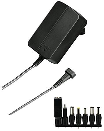 Hama 4047443419422 137332 00137332 Steckernetzteil, einstellbar 3 V, 4.5 V, 5 V, 7.5 V, 9 V, 12V 1000mA 12W Schwarz