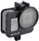 PULUZ Custodia in alluminio con telaio in lega di protezione con lente UV da 52 mm per GoPro Hero 8 Black Action Camera Black Gabbia protettiva