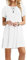 MOLERANI Summer Dresses for Women UK Casual T-Shirt Dress Short Sleeve Ladies Beach Dress (L, White)