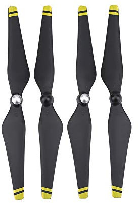 Drone Quadcopter Propeller, 2 Paar Propeller für Phantom 3 Drone Quadcopter Zubehör, langlebige selbstspannende Propeller, 9,4 * 1,2 * 0,6 Zoll(Gelber Rand)