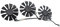 MagiDeal 3X Nouvel Ordinateur 87mm 4-Pin Carte Graphique Ventilateur de Refroidissement pour ASUS Strix GTX 980ti GTX 1070 RX 480