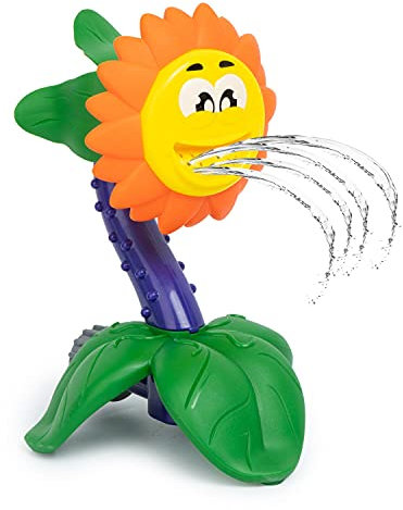 Leo & Emma Wassersprinkler Kinder Garten Sommer Spielzeug Wasserspielzeug Splash Wasserspaß Gartenspiel (Blume)