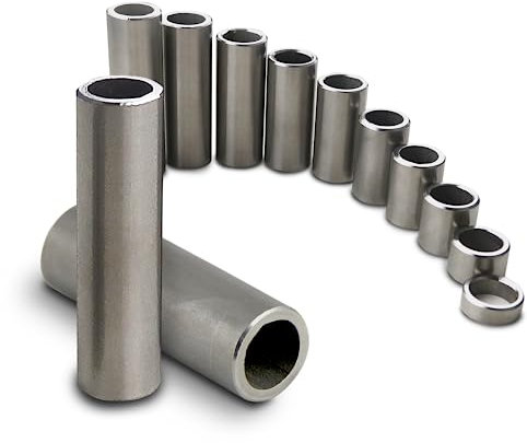 PROTECH 10 Stück Distanzhülsen M5 Edelstahl 10x5,5x25 Abstandshülsen [25mm Länge] Buchse [5,5mm Innen] Abstandshalter