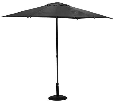 Hespéride - Sombrilla Recta Redonda SOYA Gris Pizarra - 27 m
