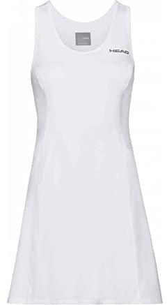 HEAD Damen Club Dress W Tennisbekleidung, Weiß, 3XL EU