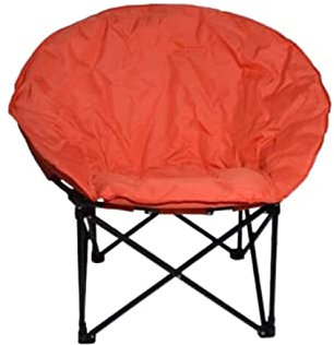 Danzyt Campingstuhl Faltbar Outdoorstuhl Klappstuhl Tragbarer Angel-Camping-Stuhl, Klappbar, Verlängerter Wandersitz, Outdoor-Freizeitstuhl, Strandstuhl Faltstuhl Camping-Stühle (Color : Orange)