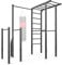 Marbo Sport Sprossenwand mit Klimmzugstange, Boxsackhalterung und Dip-Stangen (lang) MO-Z5, OUTDOOR, stabile Konstruktion pulverbeschichtet, Tragfähigkeit bis 110kg, massive Metallprofile, MADE IN EU