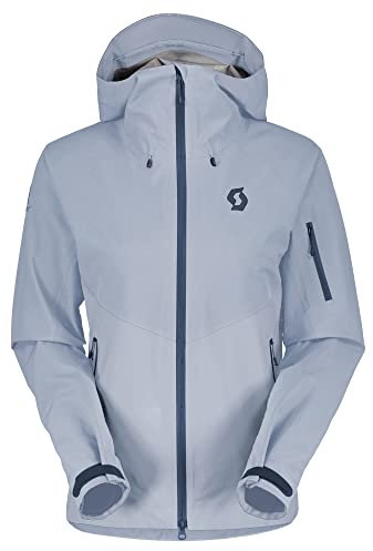 Scott W Explorair 3l Jacket Blau - Wasserdichte vielseitige Damen Backcountry Skijacke, Größe XS - Farbe Glace Blue