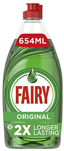 Fairy Original Washing Up Liquid Green with LiftAction, 654ml
