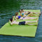 COSTWAY Schwimmmatte 355 x 183 cm, schwimmende Wassermatte bis 400 kg belastbar, schwimmender Matte aus reißfestem XPE-Schaumstoff, Wasserliege, Wasserhängematte für Kinder und Erwachsene (Grün)