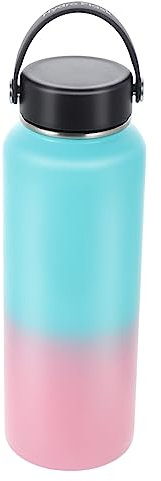 Toddmomy 1pc Vacuum Flask Metal Water Bottle Hot Cold Water Portable Water Kettle Water Bottles Stainless Steel Vacuum Thermal Cup Stylish Travel 304 Stainless Steel Sports Hot Water Cup
