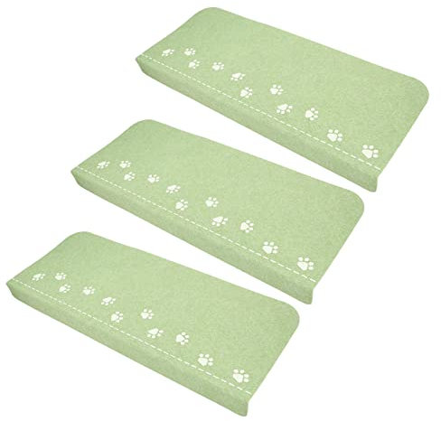 Cabilock 3st Leuchtende Treppenmatte Außentürmatte Teppich Treppenstufen Dekoration Der Treppe Zu Hause Antirutsch Teppich Treppenstufen Aus Holz rutschfest Pedalauflage Kind Polyester