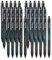 Berlingo Kugelschreiber Set, 30 Stück, Automatisch, Blau, 0,7 mm Strichbreite, für das Büro, das Home Office oder die Schule und Uni, Serie Electric