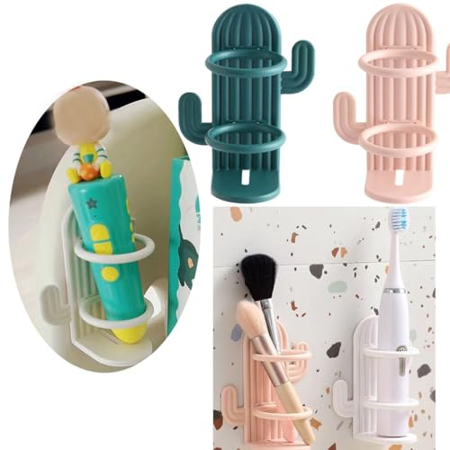 Pawleso Kinder Lesestifthalter, perforationsfrei selbstklebend, für Ravensburger Tiptoi 00803 00801 00700 Kugelschreiber Stoßfest Stifthalter (Pink+Green)