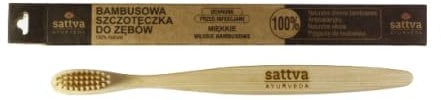 SAttva Ayurveda Bambus Zahnbürste (WEICH)