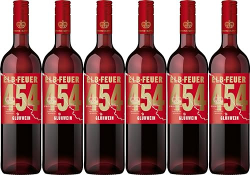 Schloss Proschwitz Prinz zur Lippe Elbfeuer 454, Glühwein aus Rotwein, (6 x 0.75 l)