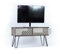 Mueble TV 106x48h en madera color nogal y pies metálicos - Ilia