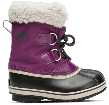 Sorel Yoot Pac Nylon WP, Stivali da Neve Impermeabili Unisex - Bambini e ragazzi, Viola (Wild Iris/Dark Plum 111), 37 EU